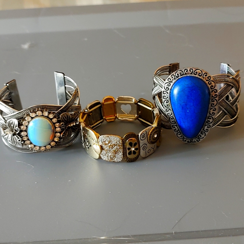 Bohemian and vintage bracelets.